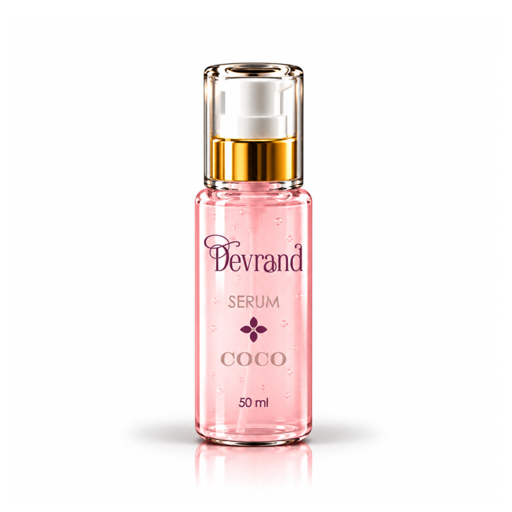 Elegant Pink Serum Bottle Studio Shot coco